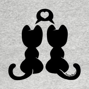 Cat Love - Dark T-Shirt